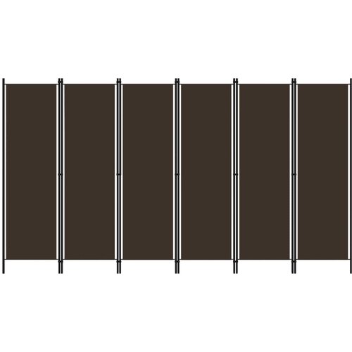 Sobna pregrada sa 6 panela smeđa 300 x 180 cm Cene