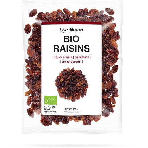 GymBeam BIO Raisins 150 g Cene