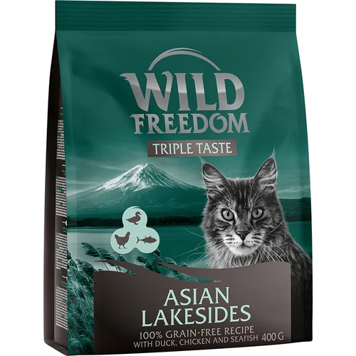 Wild Freedom suha mačja hrana 2 x 400 g po posebni ceni! - "Asian Lakesides" - recept brez žit