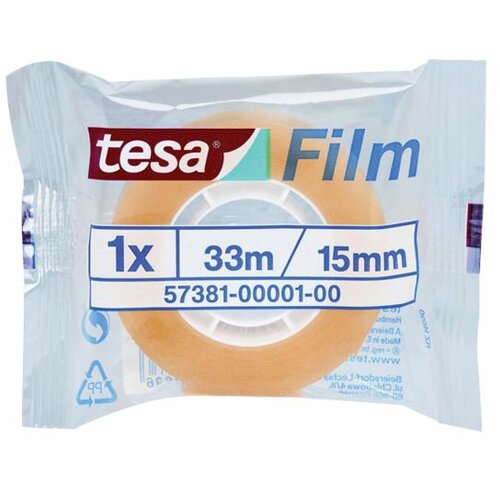 Tesa SAMOLEPILNI IZDELEK STAND. FILM V SKRČNI FOLIJI 33 M X 15 MM Cene