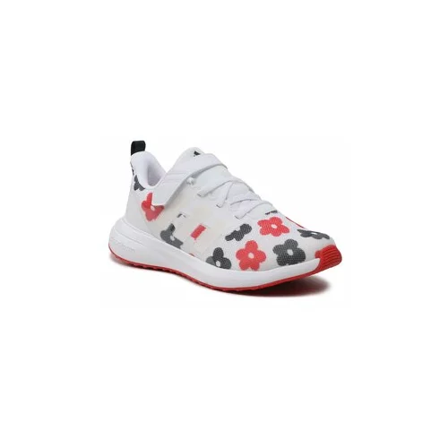Adidas Čevlji Fortarun 2.0 Cloudfoam Sport Running Elastic Lace Top Strap Shoes GZ9754 Bela