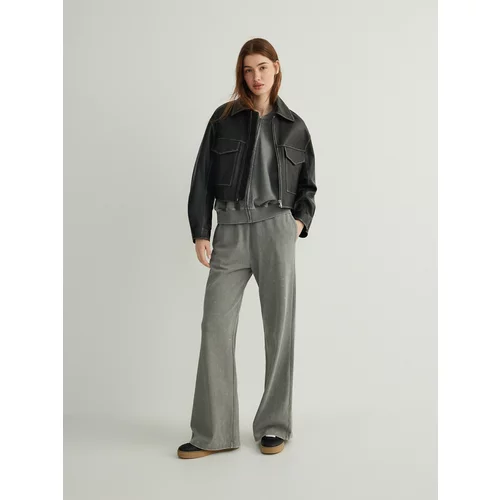 Reserved - LADIES` TROUSERS - zelena