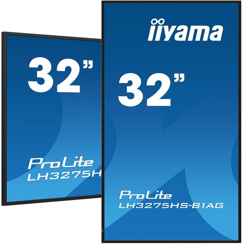 Iiyama LH3275HS-B1AG Signage Display Digital signage flat panel 80 cm (31.5) LCD Wi-Fi 500 cd /m&sup2; Full HD Black Built-in processor Android 11 24 /7 Cijene