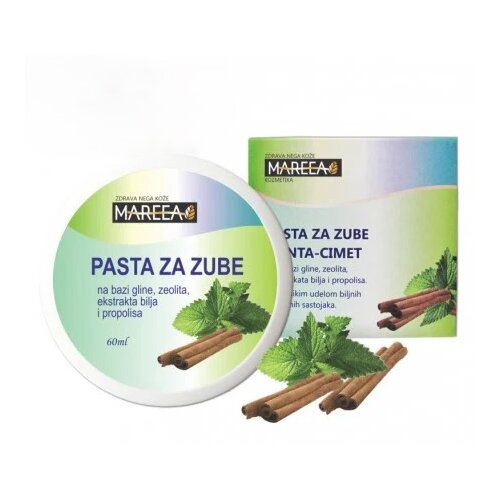 Mareea Pasta za zube, Menta i cimet, 75 ml Slike