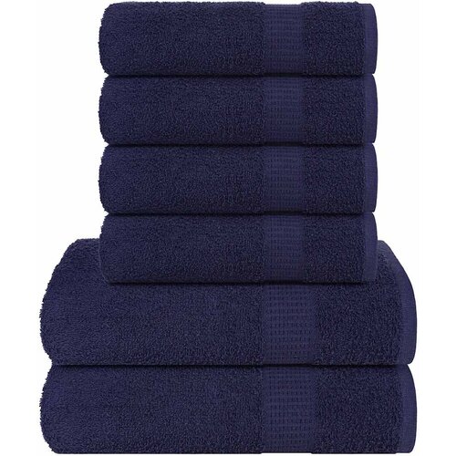  Set ručnika FROGN od 6 dijelova tamnoplave boje 360 g/m² Cene