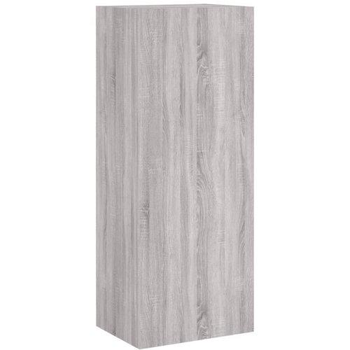 Maison Chic Stenska TV omarica - TV stojalo - Televizijska omarica siva sonoma 40,5x30x102 cm inženirski les, (21699413) Slike