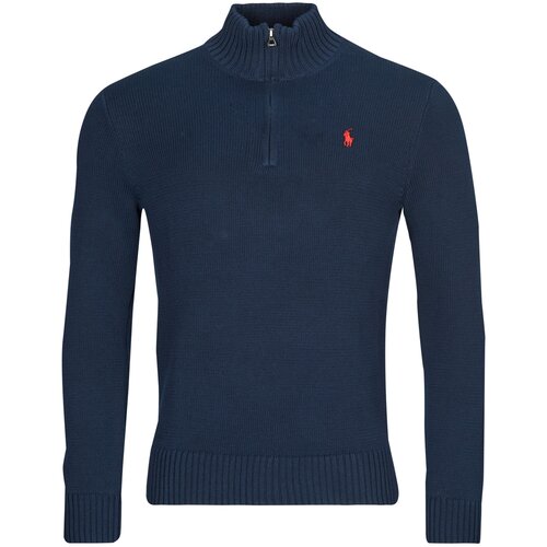 Polo Ralph Lauren Puloverji PULL DEMI ZIP EN COTON pisana Slike