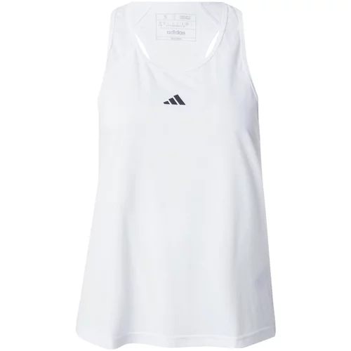 Adidas Športni top črna / bela