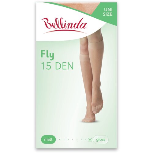 Bellinda FLY KNEE HIGHS 15 DEN - Women&amp;#039;s silon knees - amber Slike