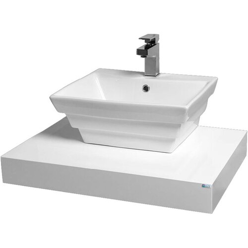 Ceramica lux Ormarić za kupatilo Combo konzolna, Polica lavaboa 75 uža Slike