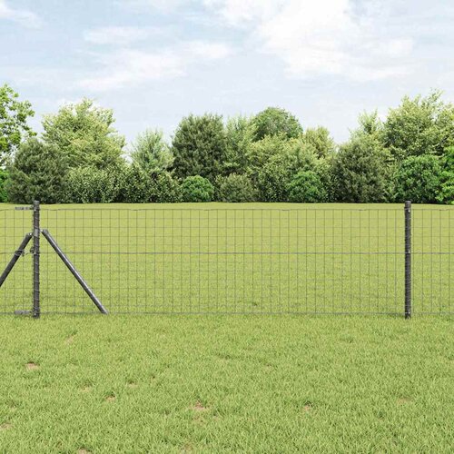 Euro ograda Siva 0,8 x 25 m Željezo prekriveno PVC-om Cijene