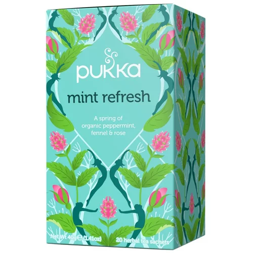 Pukka Mint Refresh, organski čaj za osvežitev z meto