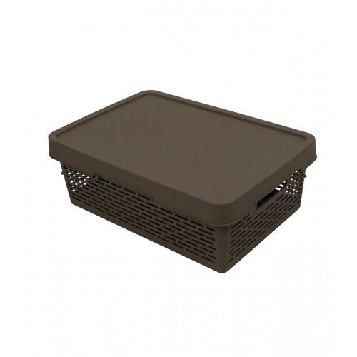 QUTU Korpa za ve&amp;scaron; 27x39x15,7cm 12l smeđa Q BASKET Slike