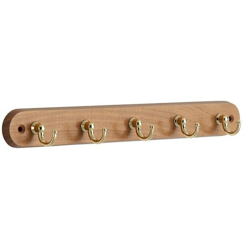 SIRO Zidna vješalica (D x Š x V: 300 x 36 x 38 mm, Broj kuka: 5 Kom., Smeđa, Hrast) Cijene