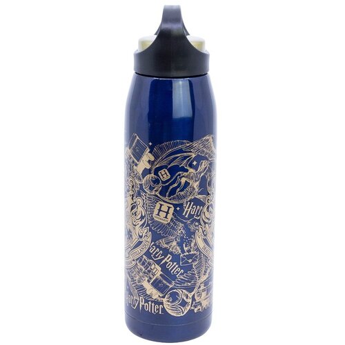 STOR Temno modra otro&amp;scaron;ka steklenička za vodo iz nerjavečega jekla 665 ml Harry Potter &amp;ndash; Slike