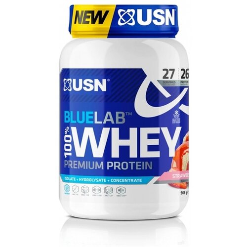 USN Whey protein 100% Blue Lab Jagoda 908gr Cene