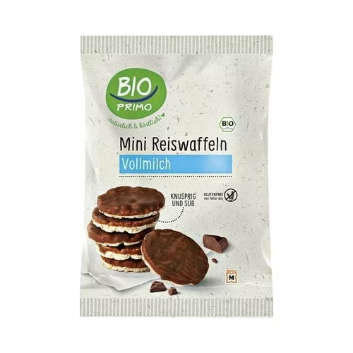 BIO PRIMO Bio mini riževi kolački, polnomastno mleko