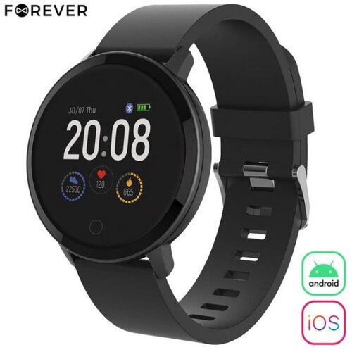 Forever pametna ura forevive lite SB-315, 1.3&amp;quot; (3,38cm) zaslon, bluetooth 5.0, android + ios, aplikacija, IP67, črna Slike