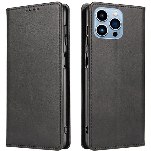 INORCO Za iPhone 14 Pro Max Dustproof Phone Cover Denarnica, magnetno usnjeno stojalo, etui za telefon s telečjo teksturo, (22037084) Slike