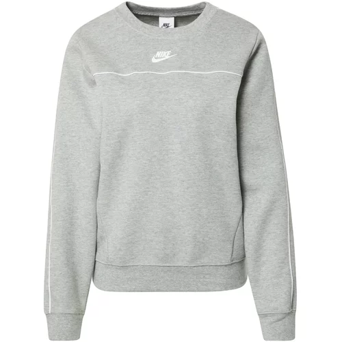 Nike Sportswear Majica siva / bela