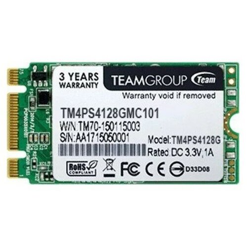 Team Group M.2 SATA3 128GB Team Lite Type 2242 520/150MB/s, TM4PS5128GMC101 ssd hard disk Slike