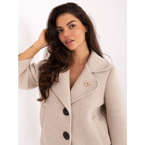 RUE PARIS Jacket-IT-KR-FL8159.24-beige Cene
