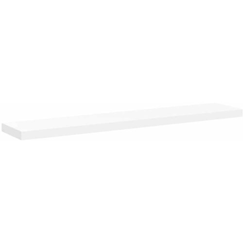 Plutajuće zidne police 2 kom bijele 120 x 23,5 x 3,8 cm MDF Slike