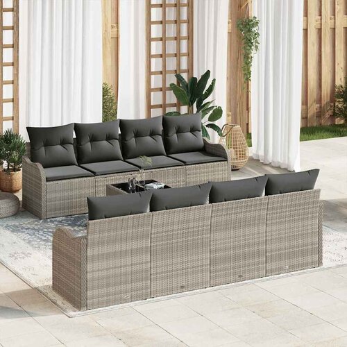  Sjedeća garnitura za vrt Svijetlo siva 55 x 55 x 37 cm Cijene
