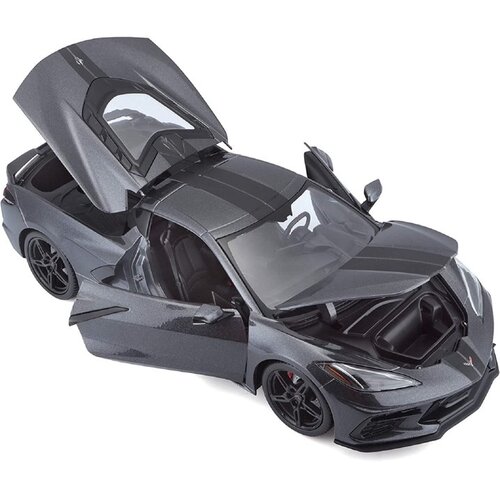 Rappelkist Auto Maisto 1:18 Chevrolet Corvette Stingray sivi ( 073406 ) Cene