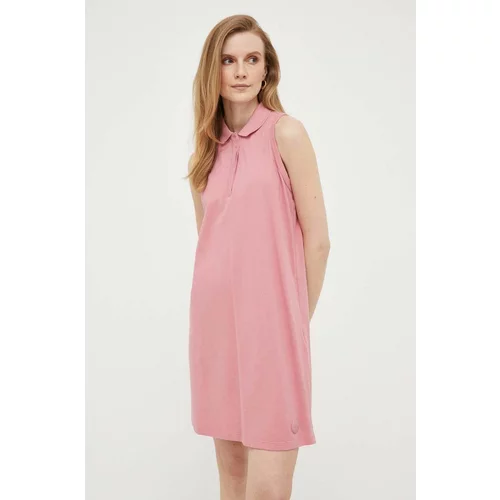 Colmar Pamučna haljina boja: ružičasta, mini, ravna