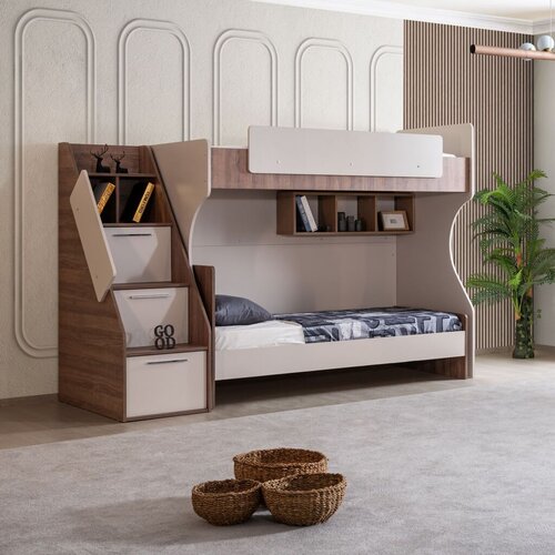 Hanah home Krevet na sprat, Krem Slike