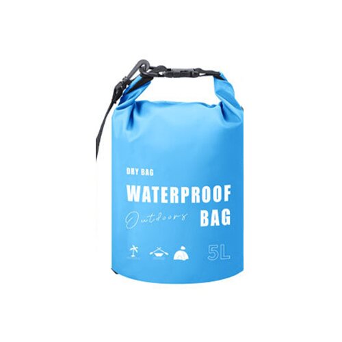INF Vodoodporna torba - 5L torba za čez ramo za aktivnosti na prostem Blue, (22107832) Cene
