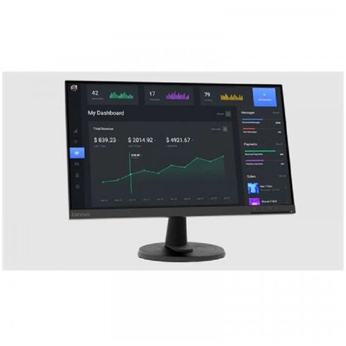 Lenovo Monitor D24-45 60,45 cm (23,8&amp;quot;), 1920x1080 (FHD), 250cd/m2, VA, 16:9 3000:1 5ms HDMI 1.4 VGA 75Hz 72 NTSC AMD FreeSync (67A4KAC6EU) Slike