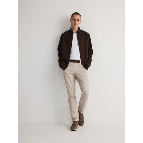 Reserved - Chino slim fit hlače - bež Slike