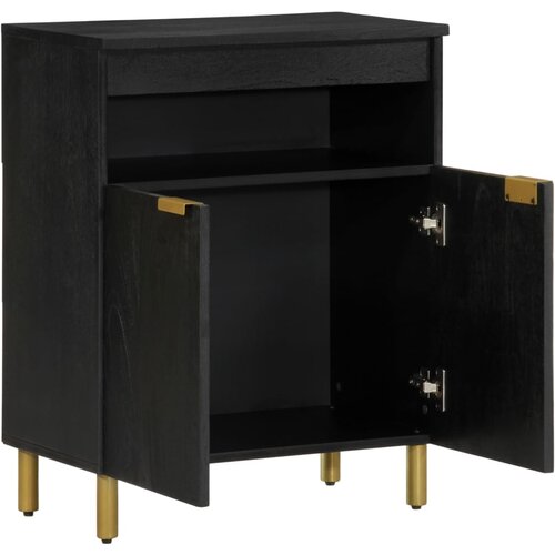 Maison Chic Komoda - Predalnik črn 60x33x75 cm inženirski les, (21716296) Slike