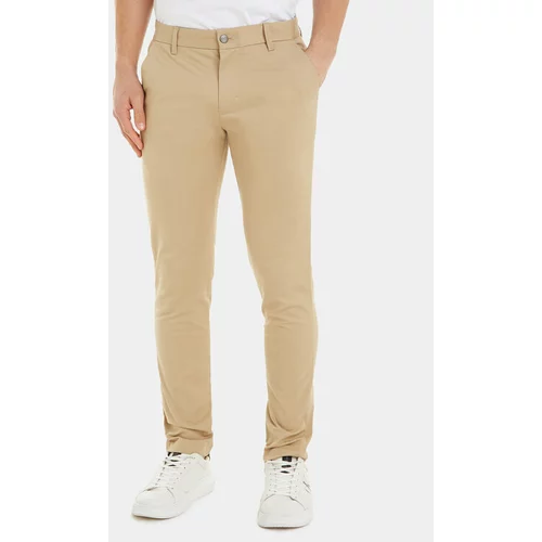 Calvin Klein Jeans Chino hlače J30J317669 Bež Slim Fit