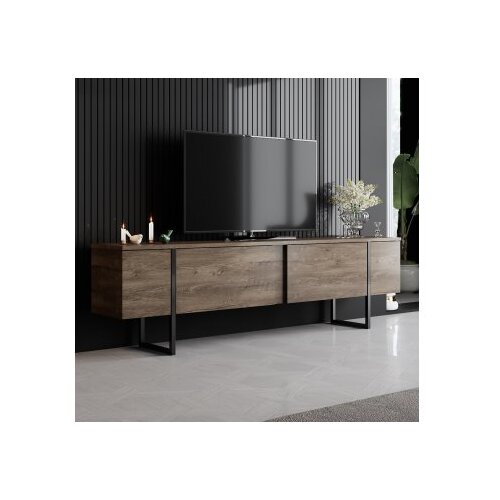 Hanah home set za dnevnu sobu luxe set walnut black Cene