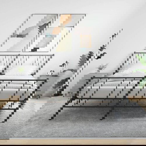 VidaXL Noćni ormarići 2 kom boja betona 40x35x47 5cm konstruirano drvo Slike