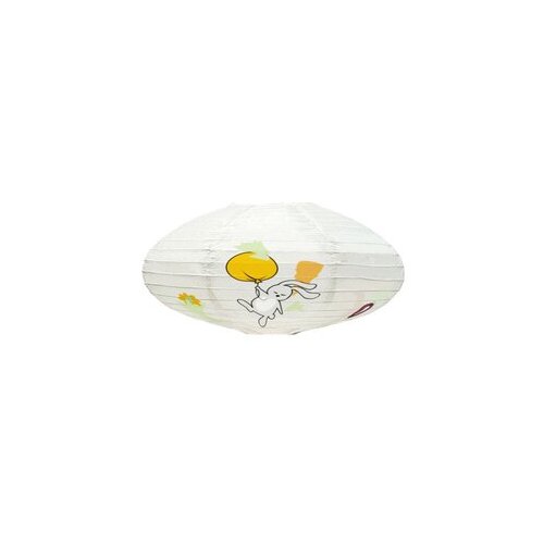 Rabalux visilica Hopply, Papirna, 40W, E27, &amp;oslash;50cm, Bela Slike
