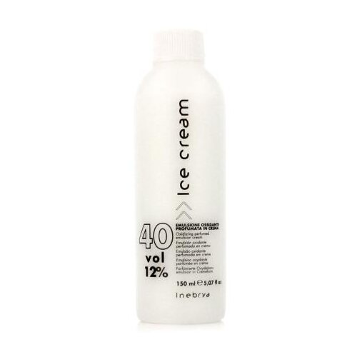 Inebrya Activator Ice Cream Oxydizing Emulsion Cream 40 Vol (12%) barva za lase barvani lasje 150 ml unisex Cene