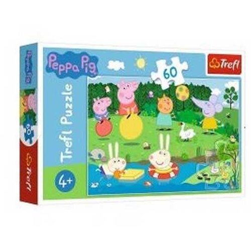 Trefl Puzzle Peppa Pig Holiday fun - 60 delova Slike