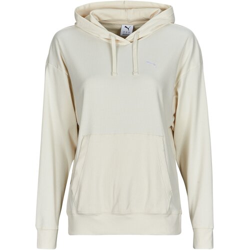 Puma ESS ELEVATED RIB HOODIE Bež Cijene