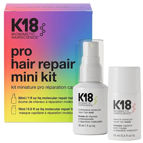 MASKA i sprej za molekularnu obnovu kose K18 Leave In Tretman &amp;ndash; 15 + 30 ml Slike