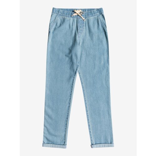 Roxy Light Blue Girl Jeans Yeah Bali Baby - Girls Slike