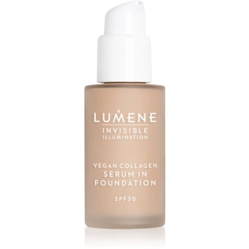 Lumene Invisible Illumination Vegan Collagen Serum in Foundation lagani puder s hranjivim učinkom SPF 30 2 30 ml Cijene