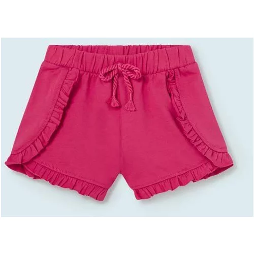 Mayoral Kratke hlače za bebe boja: ružičasta, glatki materijal
