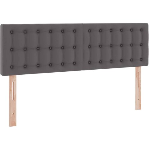  s prostorom za pohranu s LED-om Siva 140 x 200 cm Slike