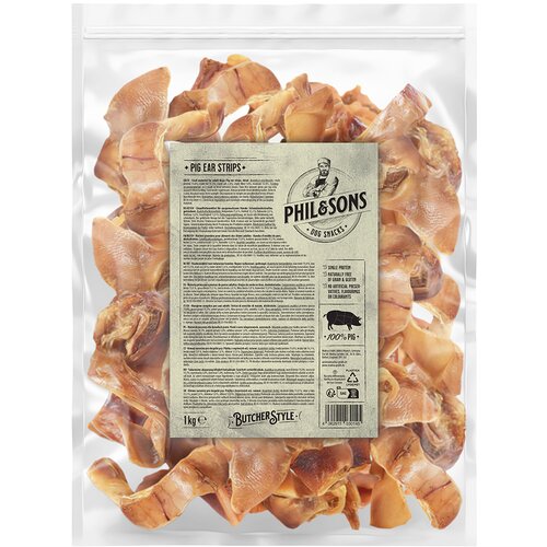 Phil &amp;amp; Sons svinjski uhlji v trakovih - 1000 g Slike