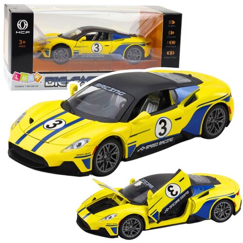 svjetla sportskih automobila Zvuci Vožnja Žuta 1:22 Slike