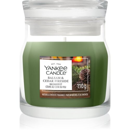 Yankee Candle Balsam &amp;amp; Cedar Fireside mirisna svijeća Signature 110 g Slike